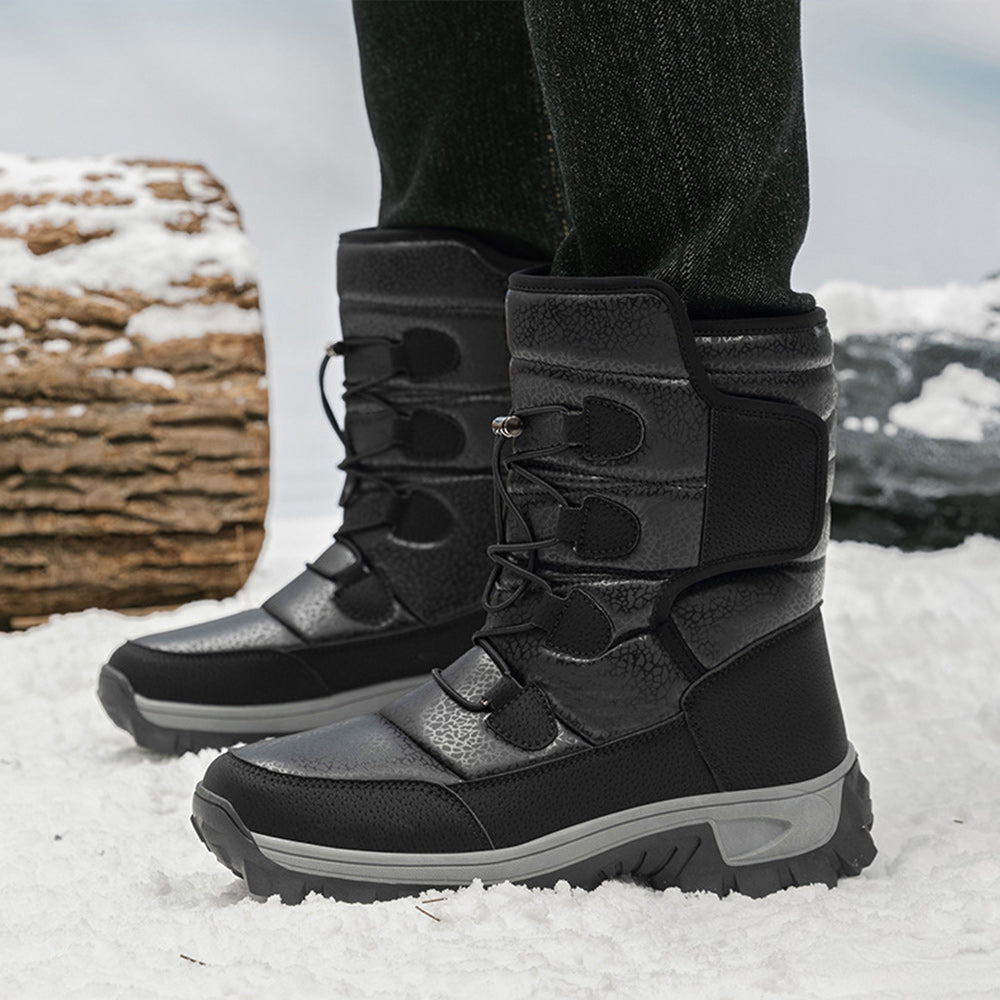 Damen Leichte Anti Rutsch Winterstiefel