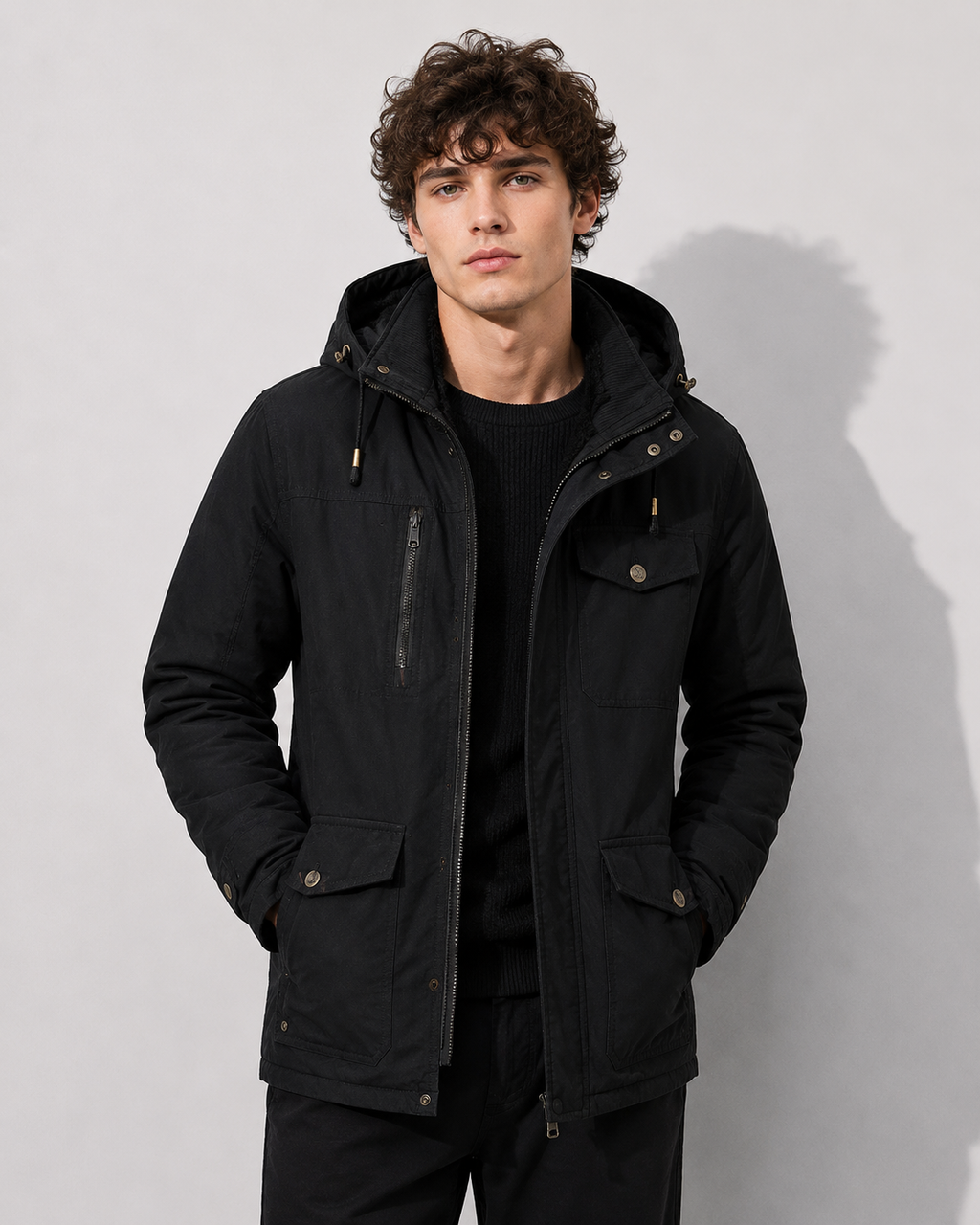 Benener | Elegante Baumwollgefütterte Winterjacke