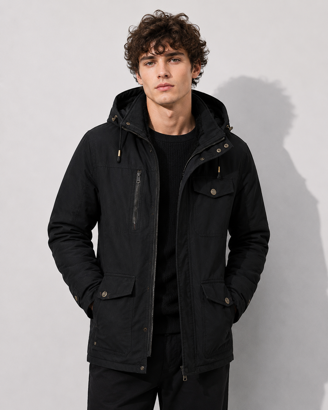 Benener | Elegante Baumwollgefütterte Winterjacke
