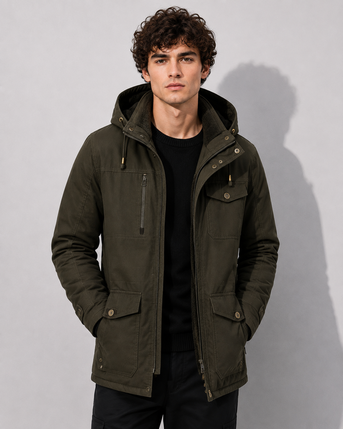 Benener | Elegante Baumwollgefütterte Winterjacke