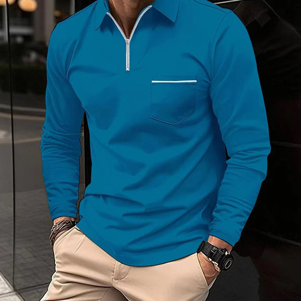 Samelen | Formgefühl Langarm Polo-Shirt
