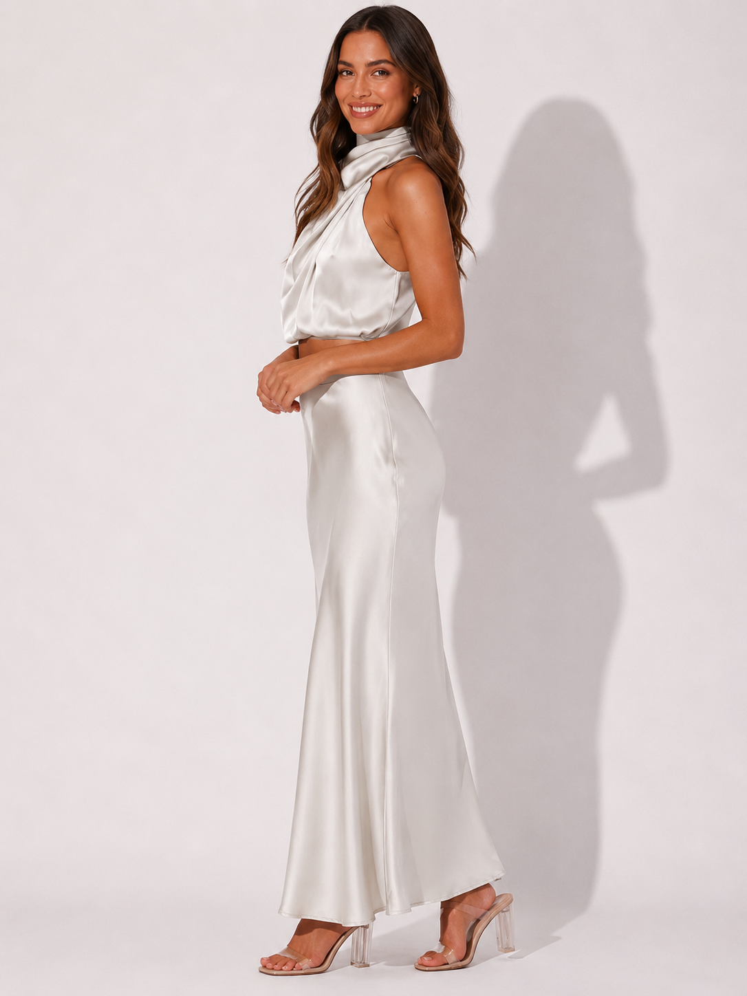 Clara™ Zweiteilige Satin-Kleid-Sets