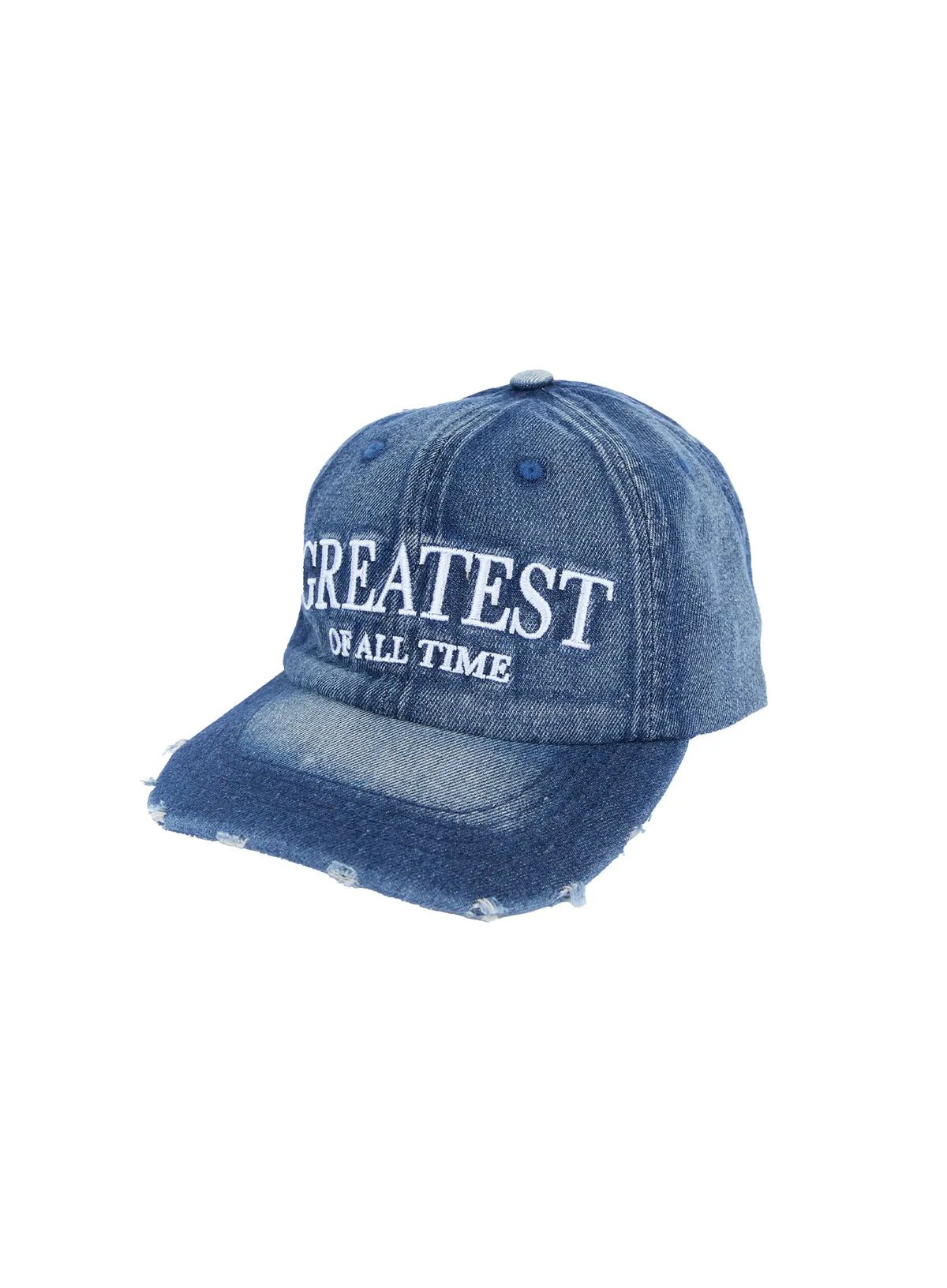 Theoao | Distressed-Denim Baseballmütze