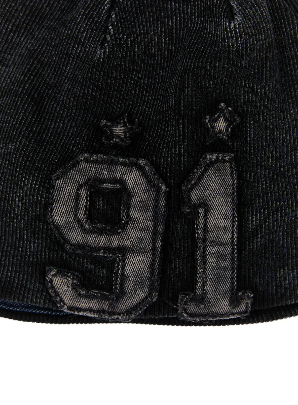 Petann | Gerippte Denim-Mütze