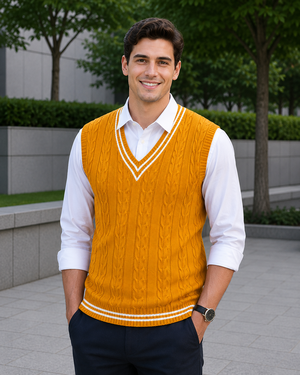 Duane™ Ärmelloser Strickpullover