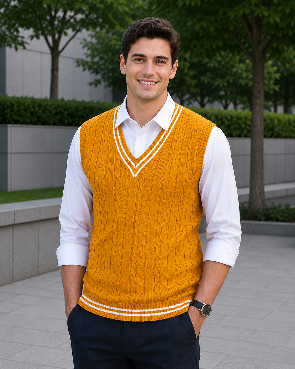 Duane™ Ärmelloser Strickpullover
