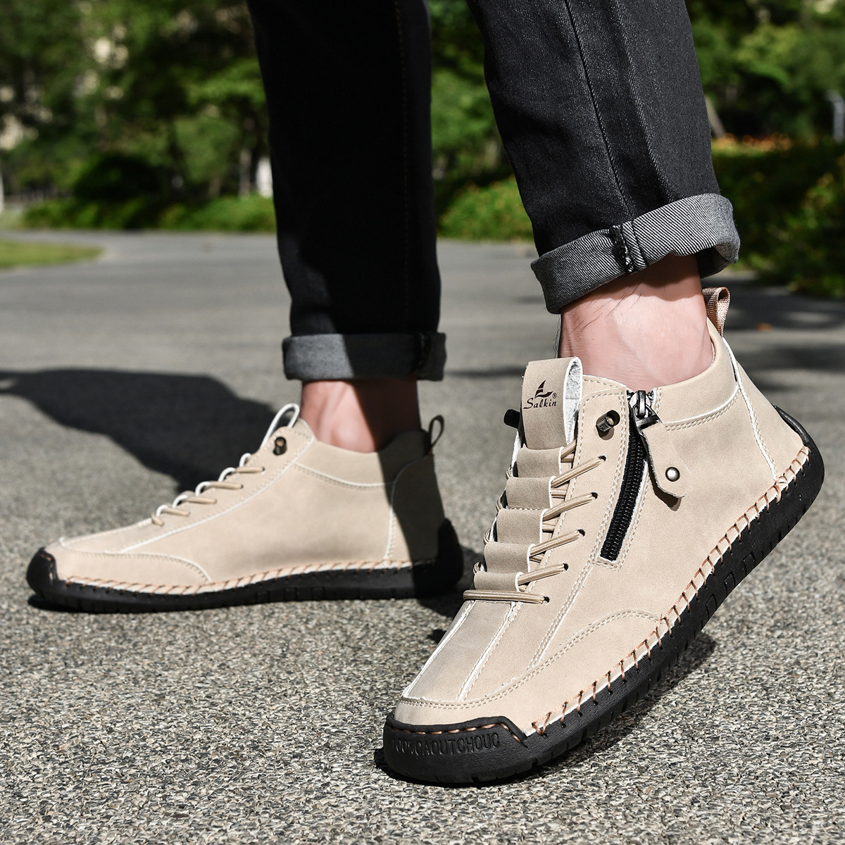 Mares | Nubukleder Schuhe mit Reißverschluss