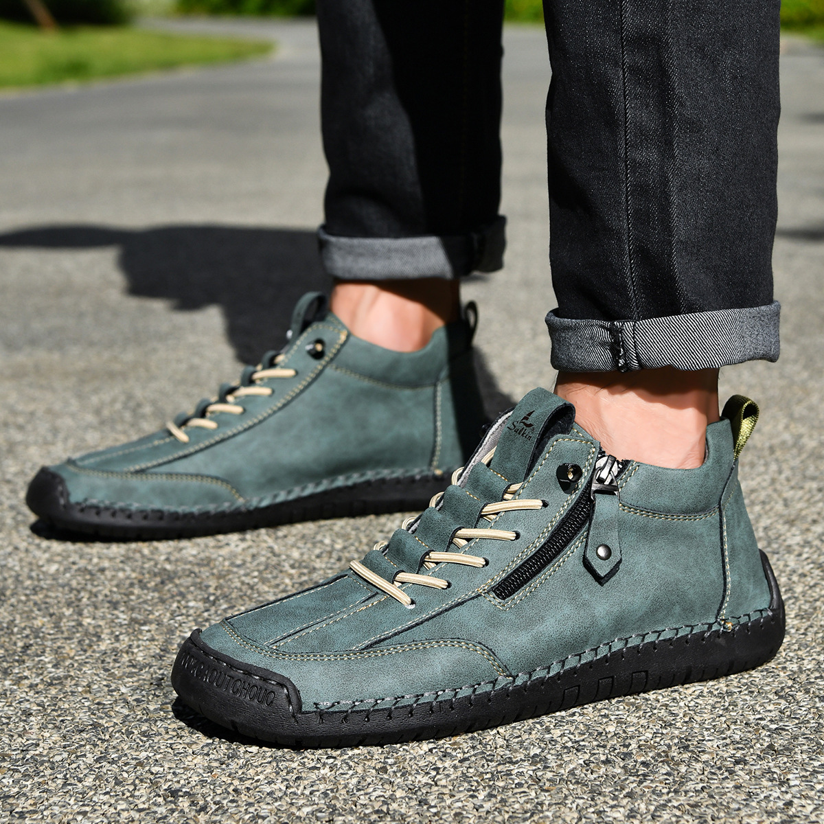 Mares | Nubukleder Schuhe mit Reißverschluss