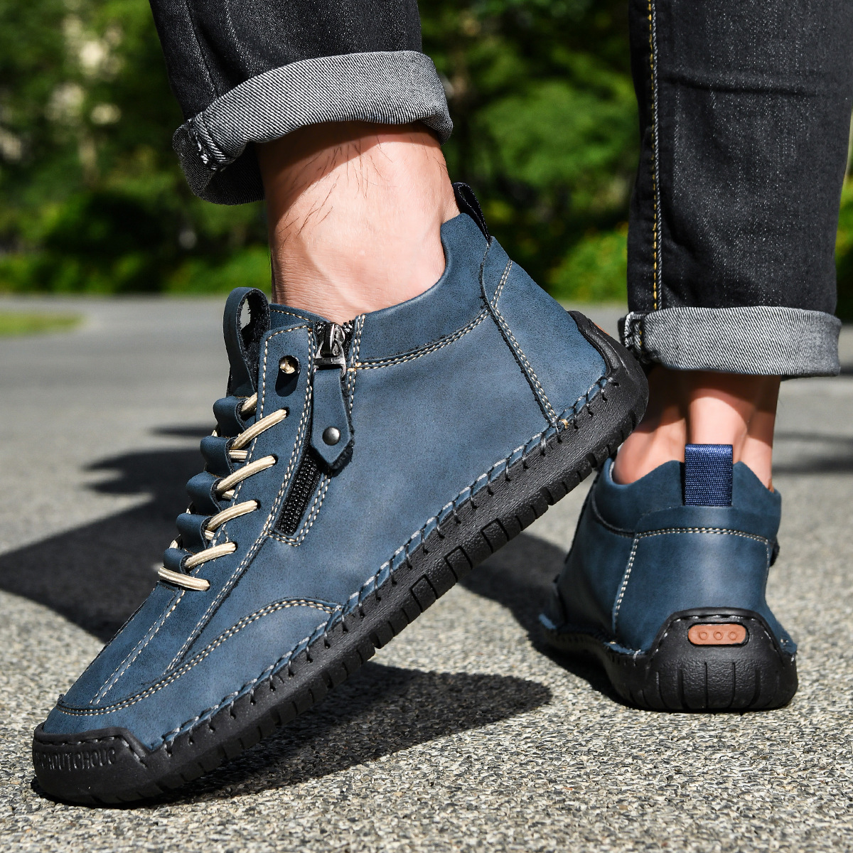 Mares | Nubukleder Schuhe mit Reißverschluss