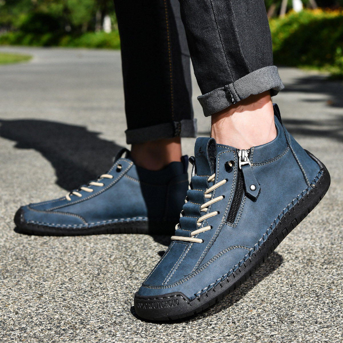 Mares | Nubukleder Schuhe mit Reißverschluss