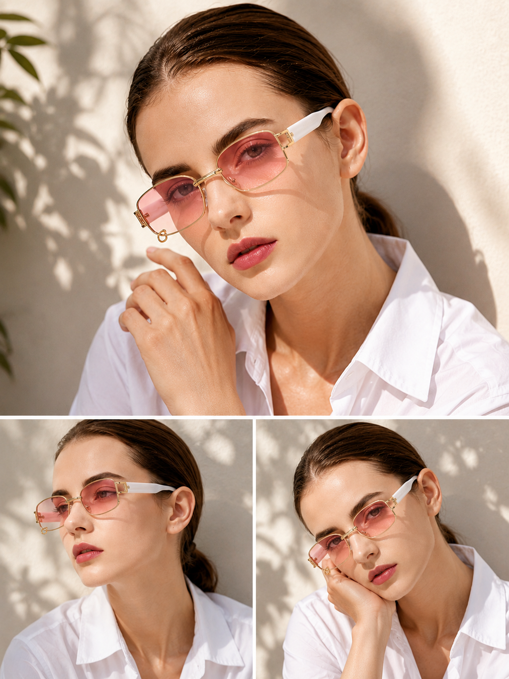 Soaine | Vintage Sonnenbrille mit ovaler Form