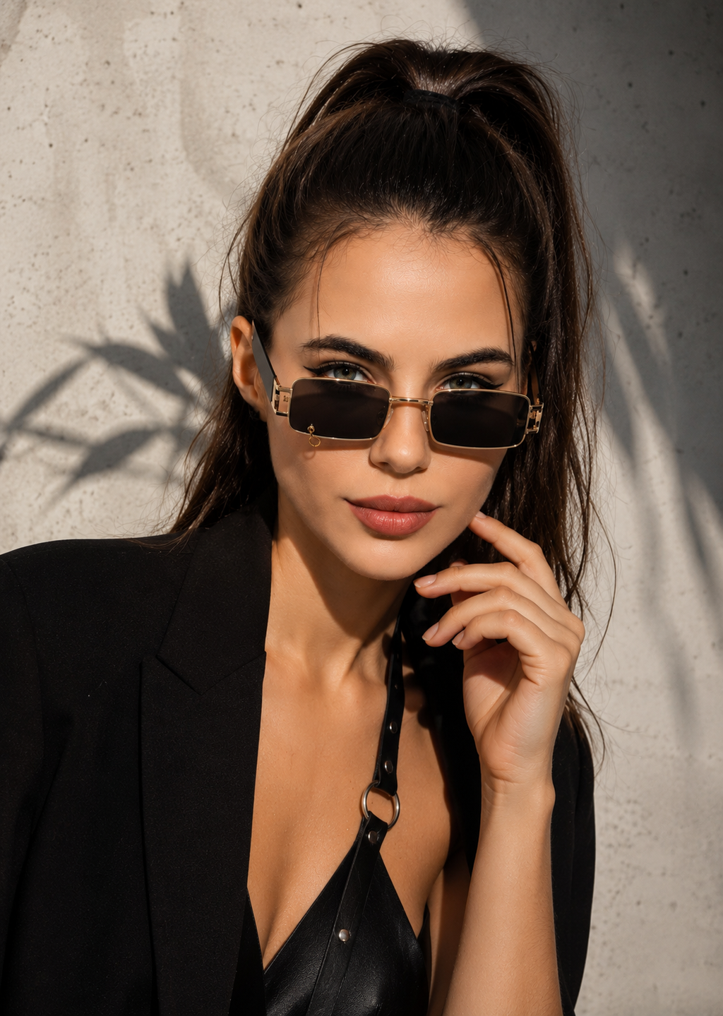 Soaine | Vintage Sonnenbrille mit ovaler Form