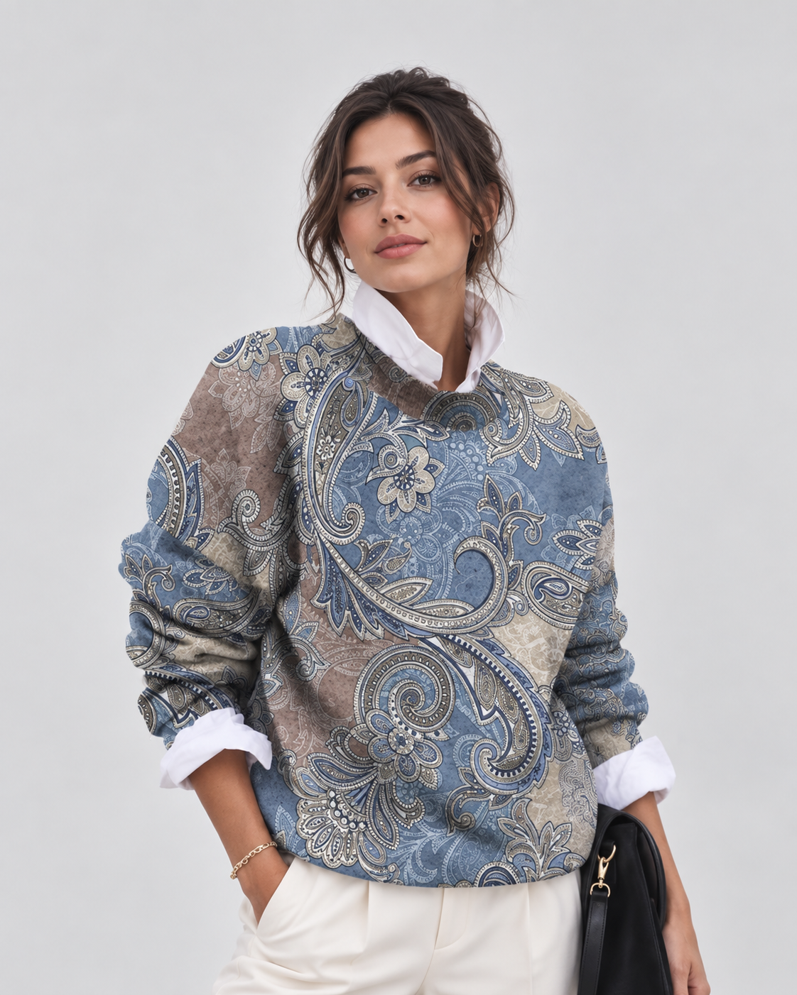 Eleganter Komfort Pullover