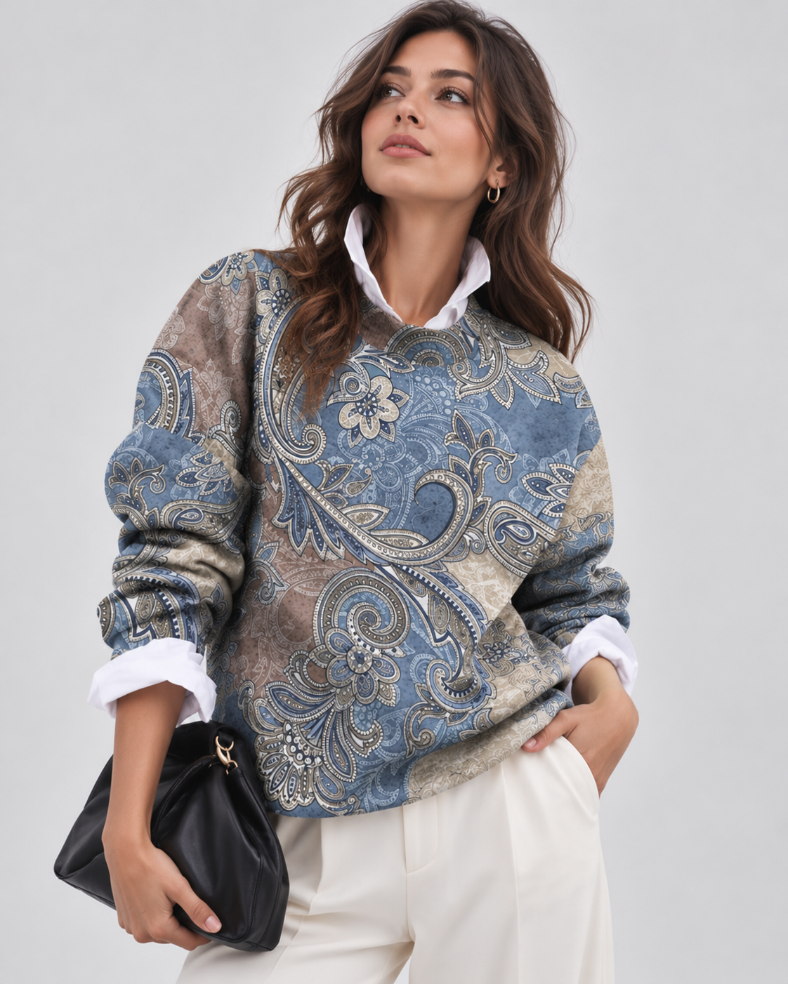 Eleganter Komfort Pullover