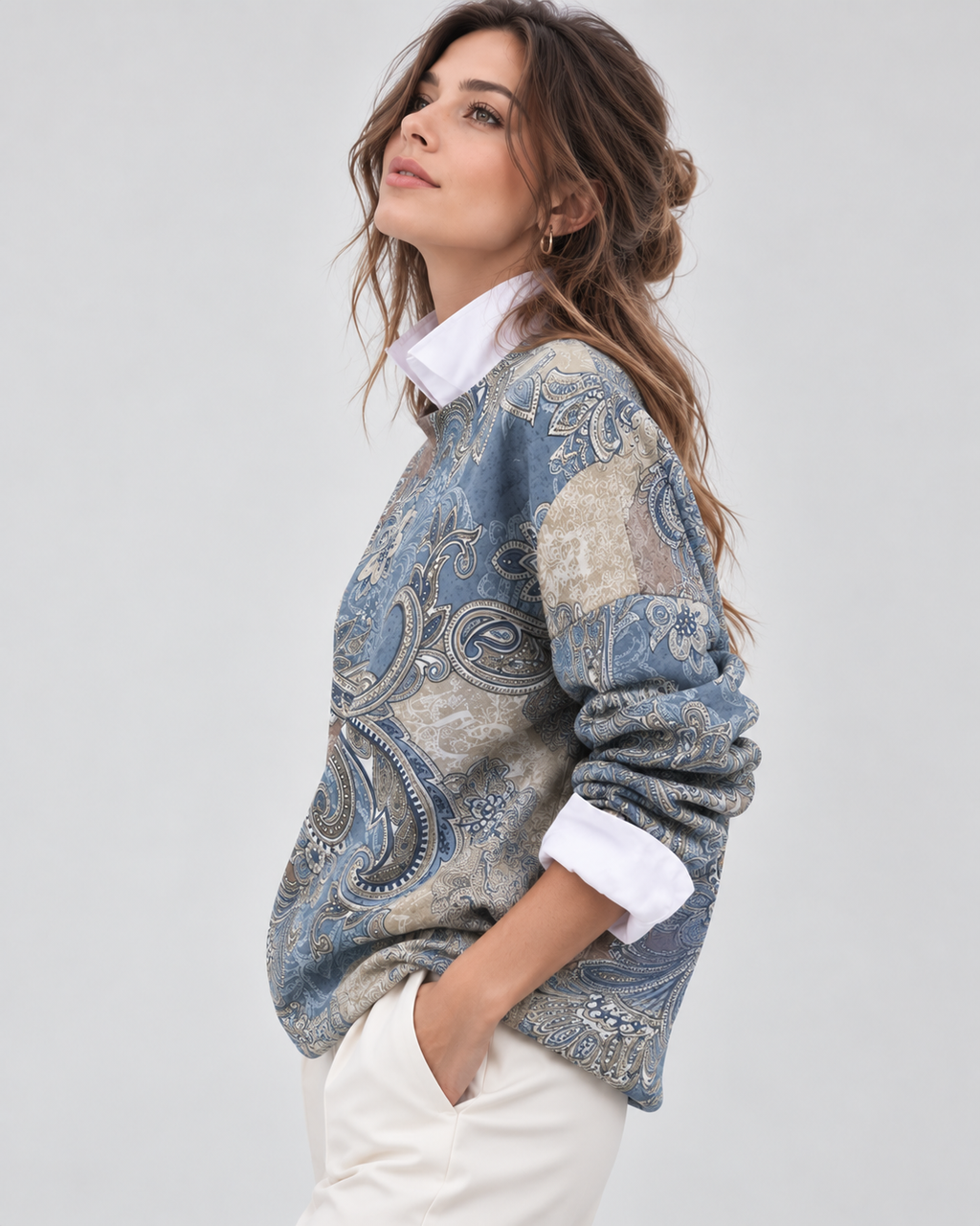 Eleganter Komfort Pullover