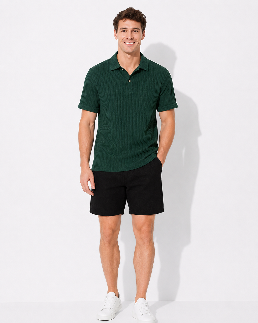 Feinton Herren Polo-Shirt