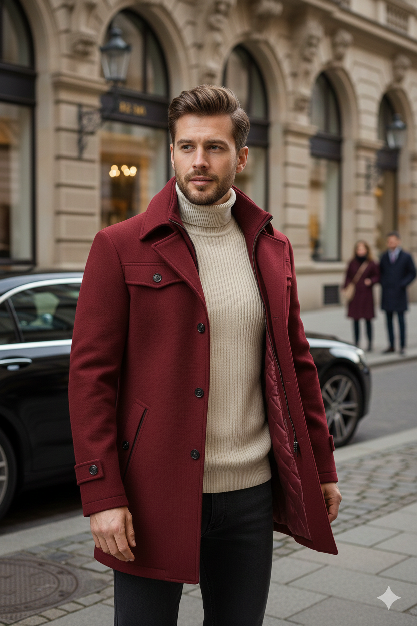 Gabelan | Luxuriöser Wollmantel