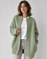 Genevia Eleganter Strick Strickjacke