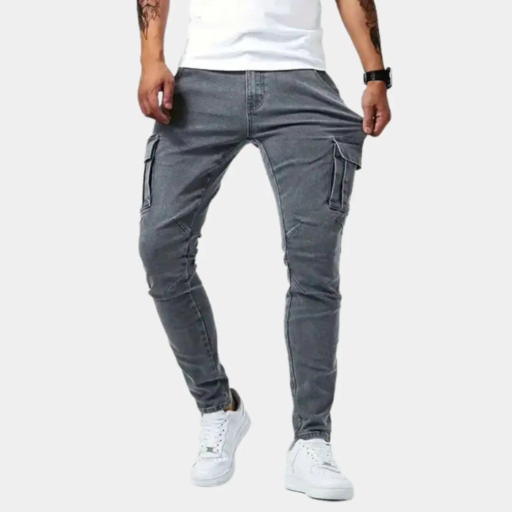 Leoeio | Denim Jeans Cargo Hose