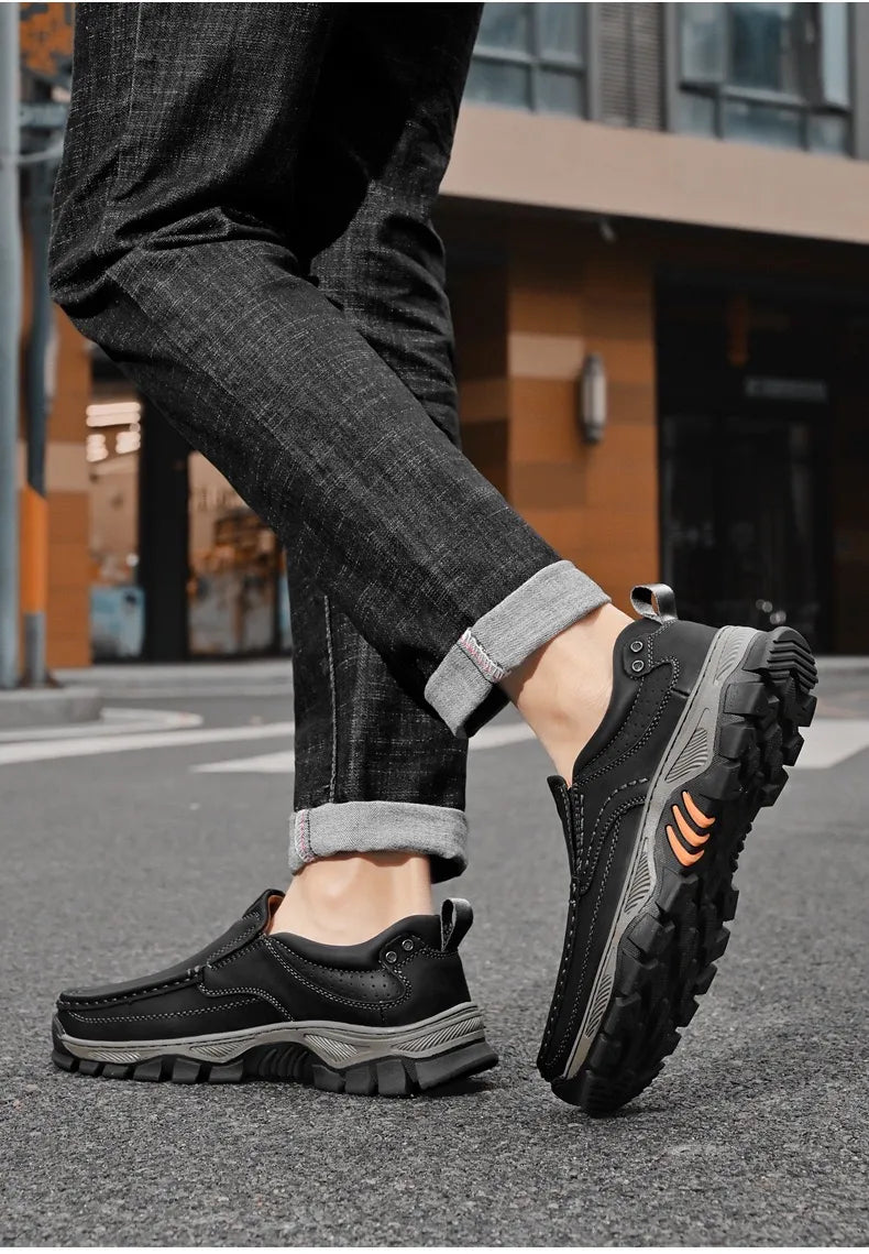 Kalarer | Orthopädische Leder-Wanderschuhe