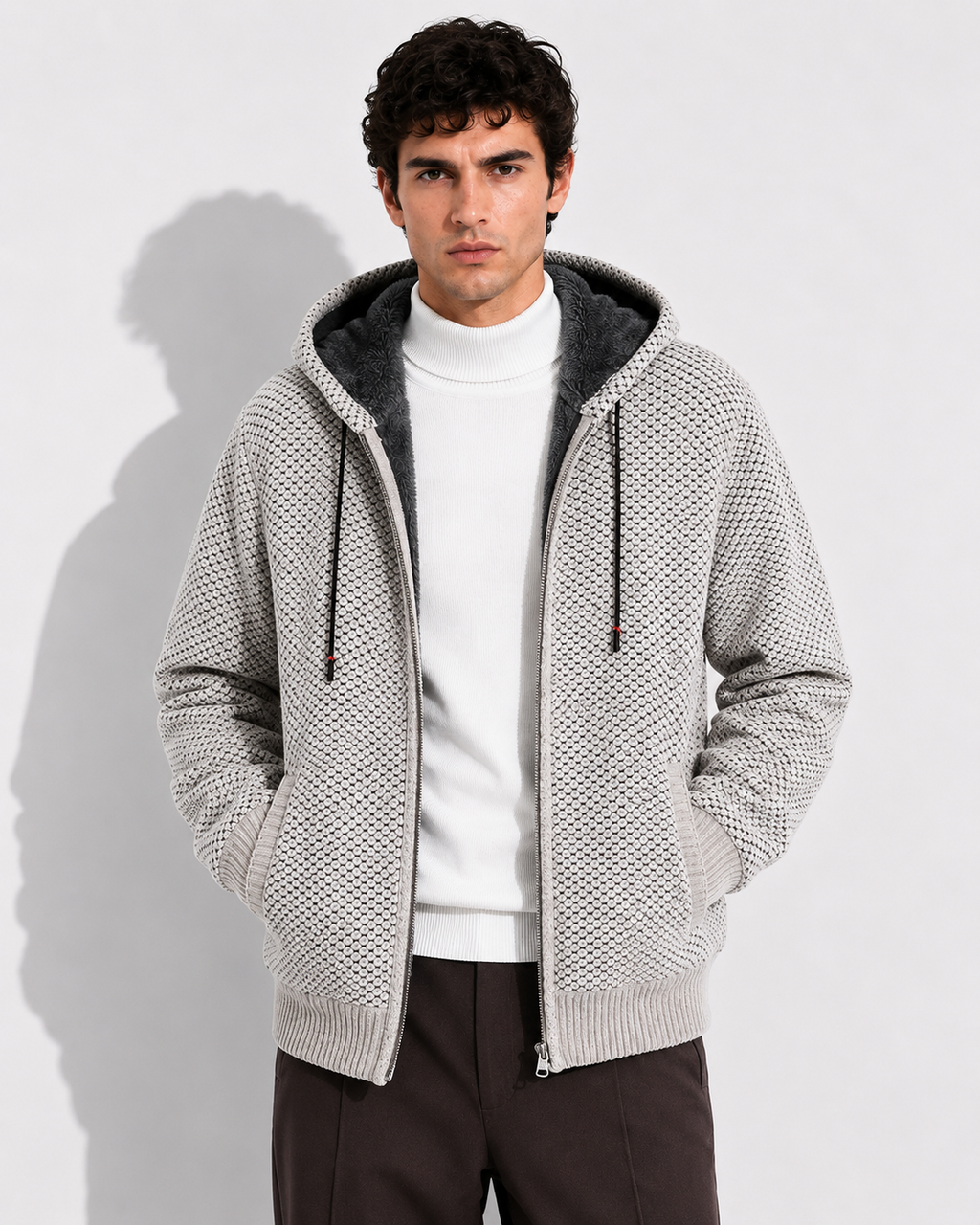 Isaano | Werner™ Stilvoller Strick-Hoodie