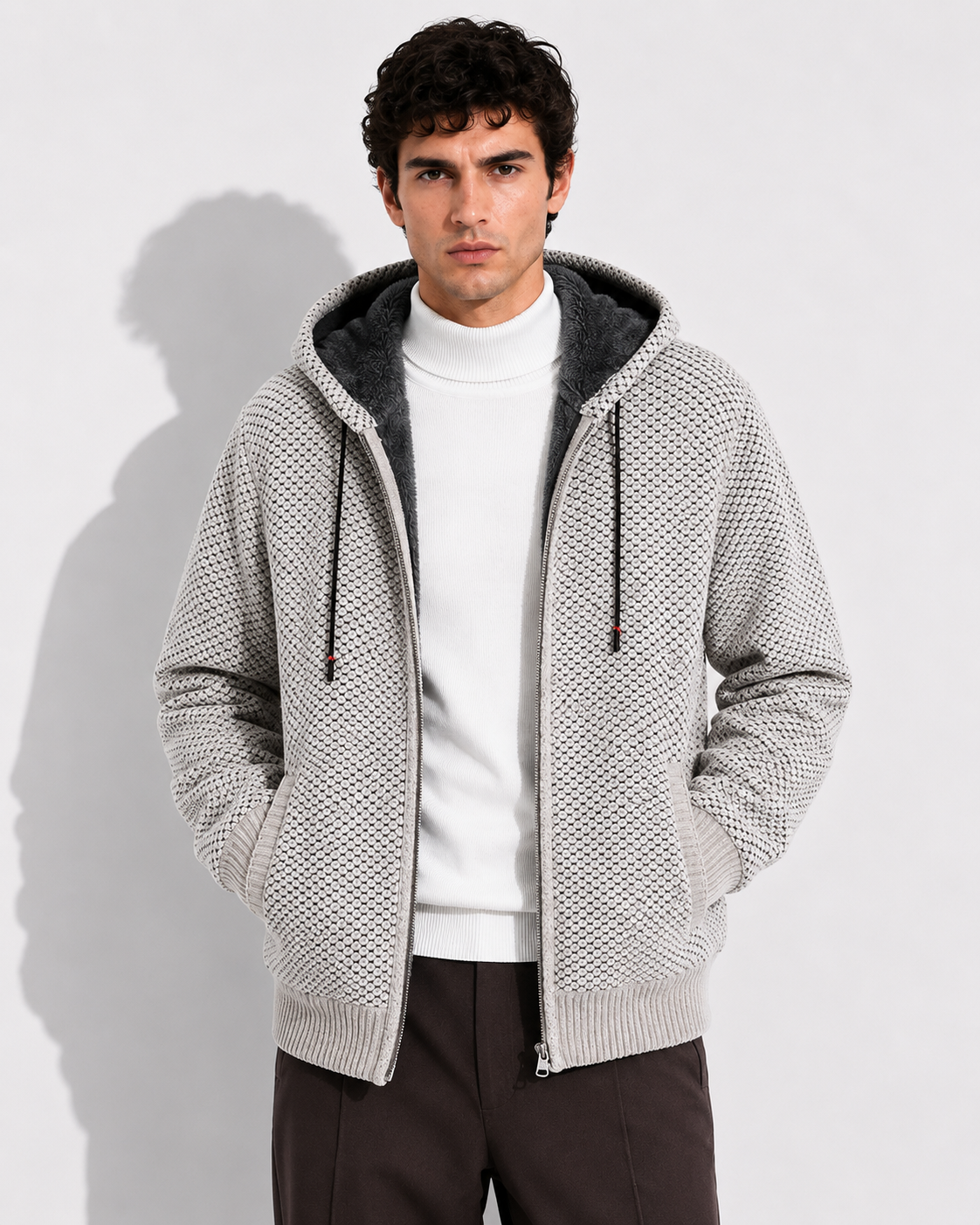 Isaano | Werner™ Stilvoller Strick-Hoodie