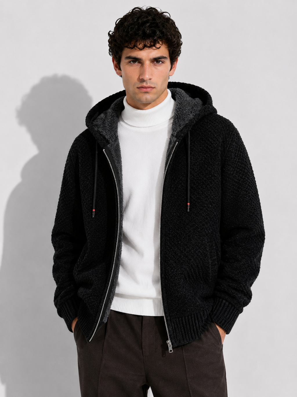 Isaano | Werner™ Stilvoller Strick-Hoodie