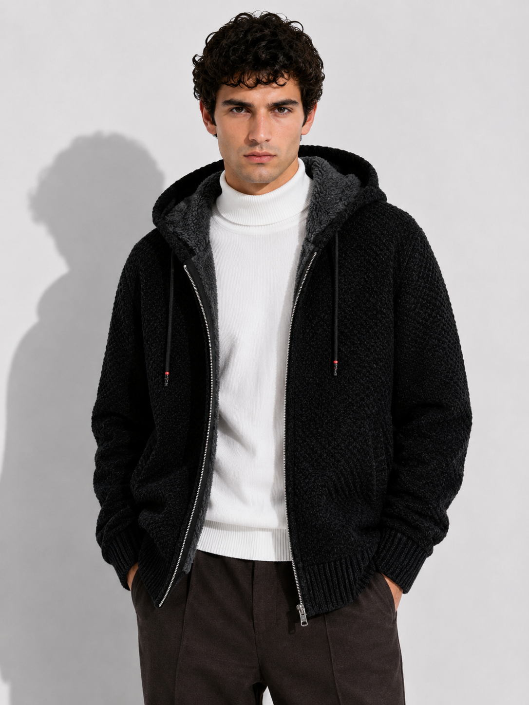 Isaano | Werner™ Stilvoller Strick-Hoodie