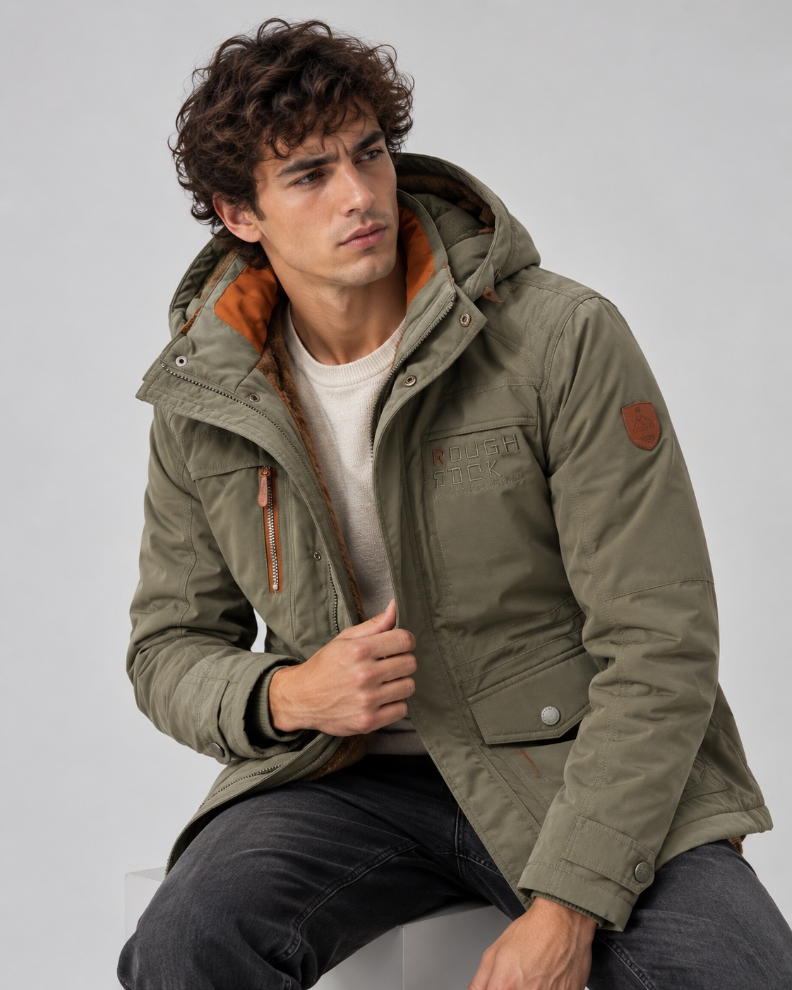 Isaorer | Elegante Gepolsterte Winterjacke