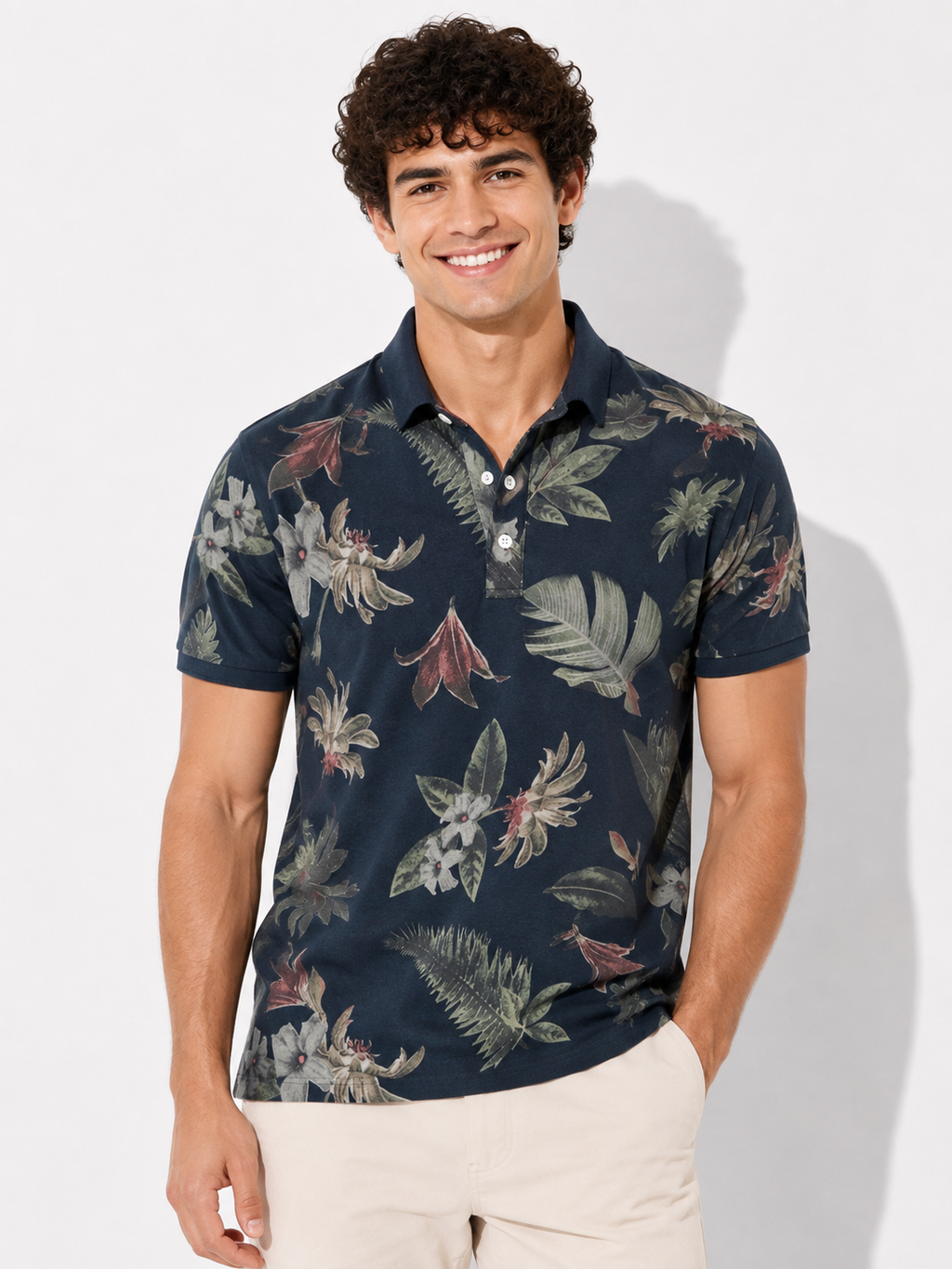 Kragenstil Herren Polo-Shirt