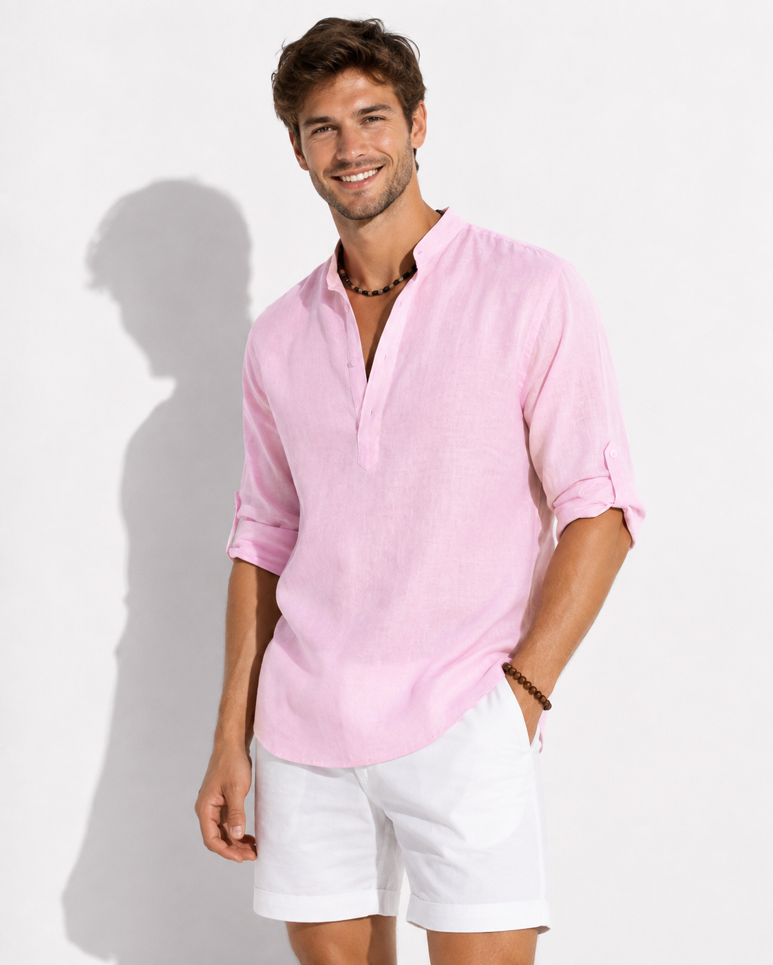 Leinenklar Herren Langarmshirt