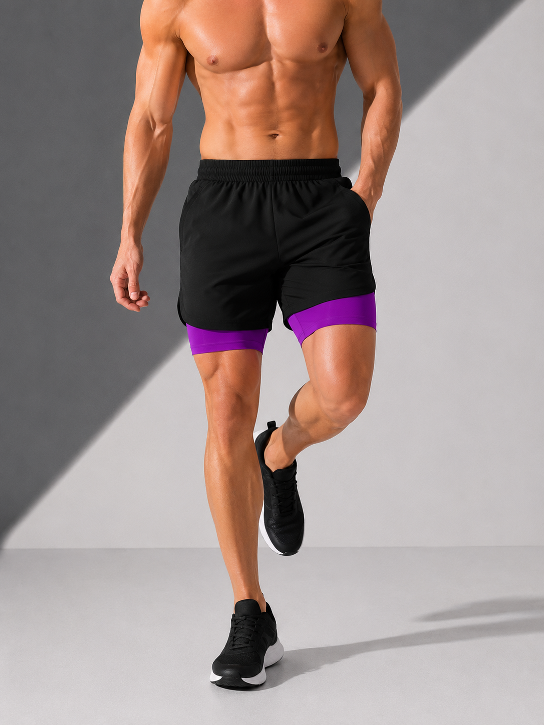 Herren Laufshorts 2-in-1 Performance