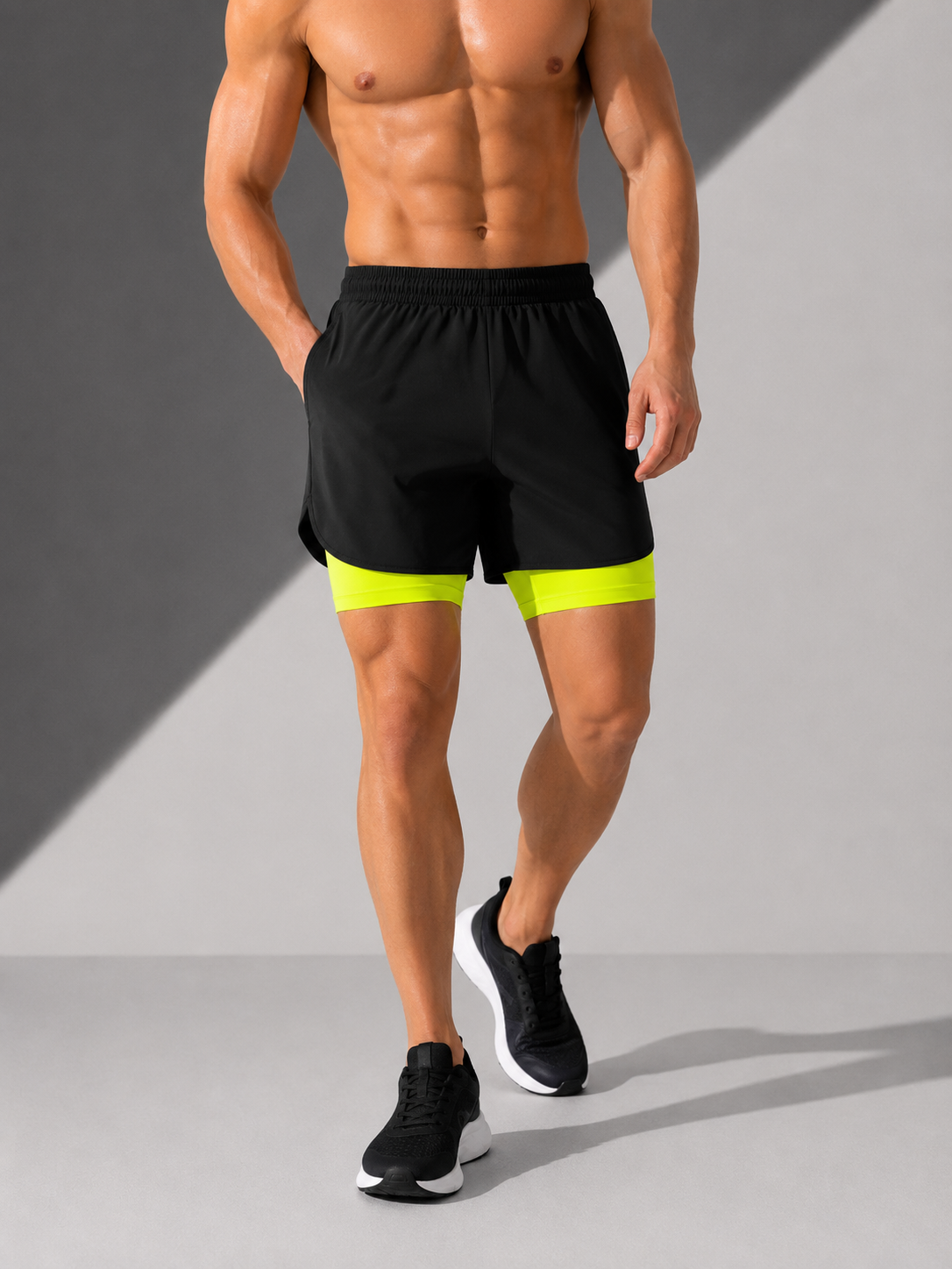 Herren Laufshorts 2-in-1 Performance