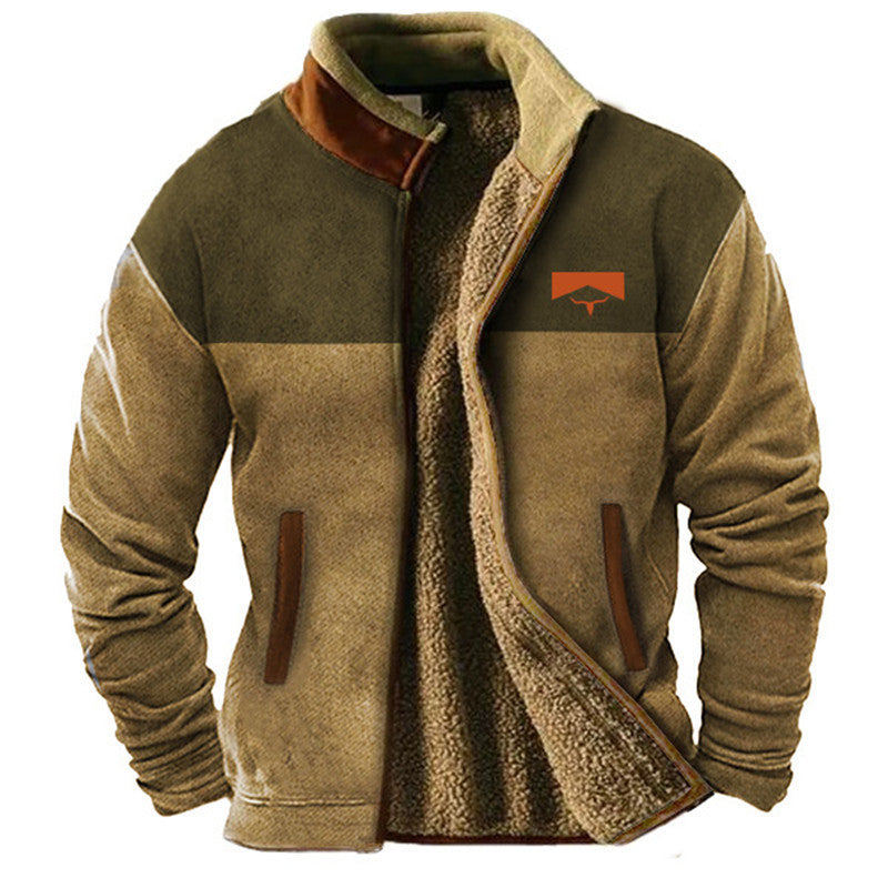 Nikoror | Lässige Fleecejacke für Herren