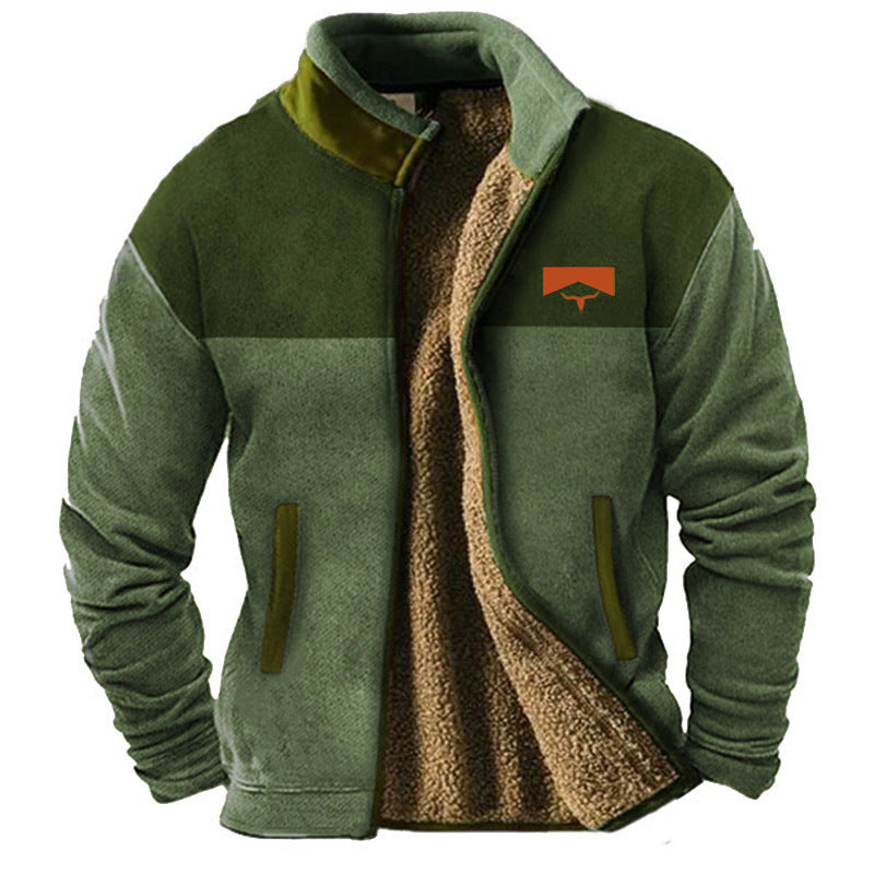 Nikoror | Lässige Fleecejacke für Herren