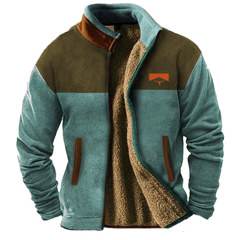 Nikoror | Lässige Fleecejacke für Herren