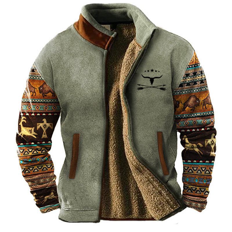 Nikoror | Lässige Fleecejacke für Herren