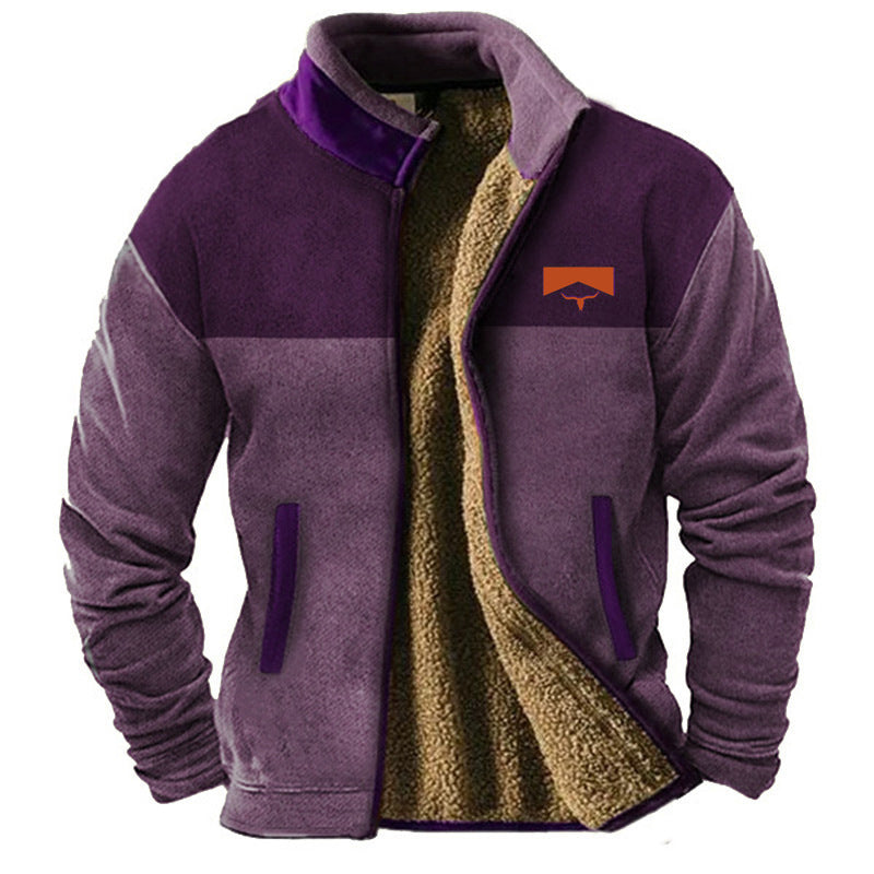 Nikoror | Lässige Fleecejacke für Herren