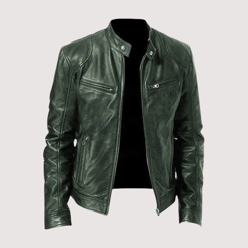 Isauio | Herren Lederjacke