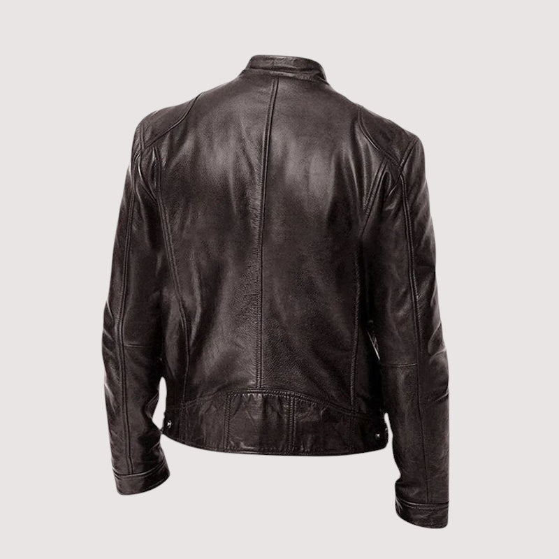 Isauio | Herren Lederjacke