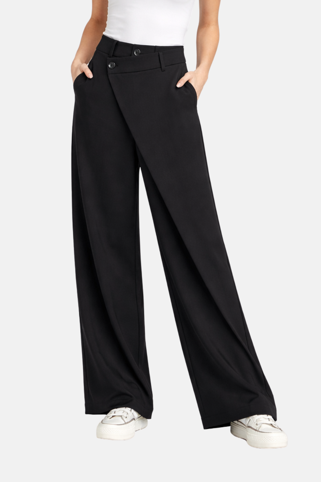 Damen Baggy-Hose – Moderne weit geschnittene Hose im Streetwear-Stil