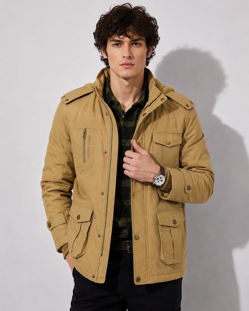 Rafenor | Elegante Gepolsterte Bomberjacke