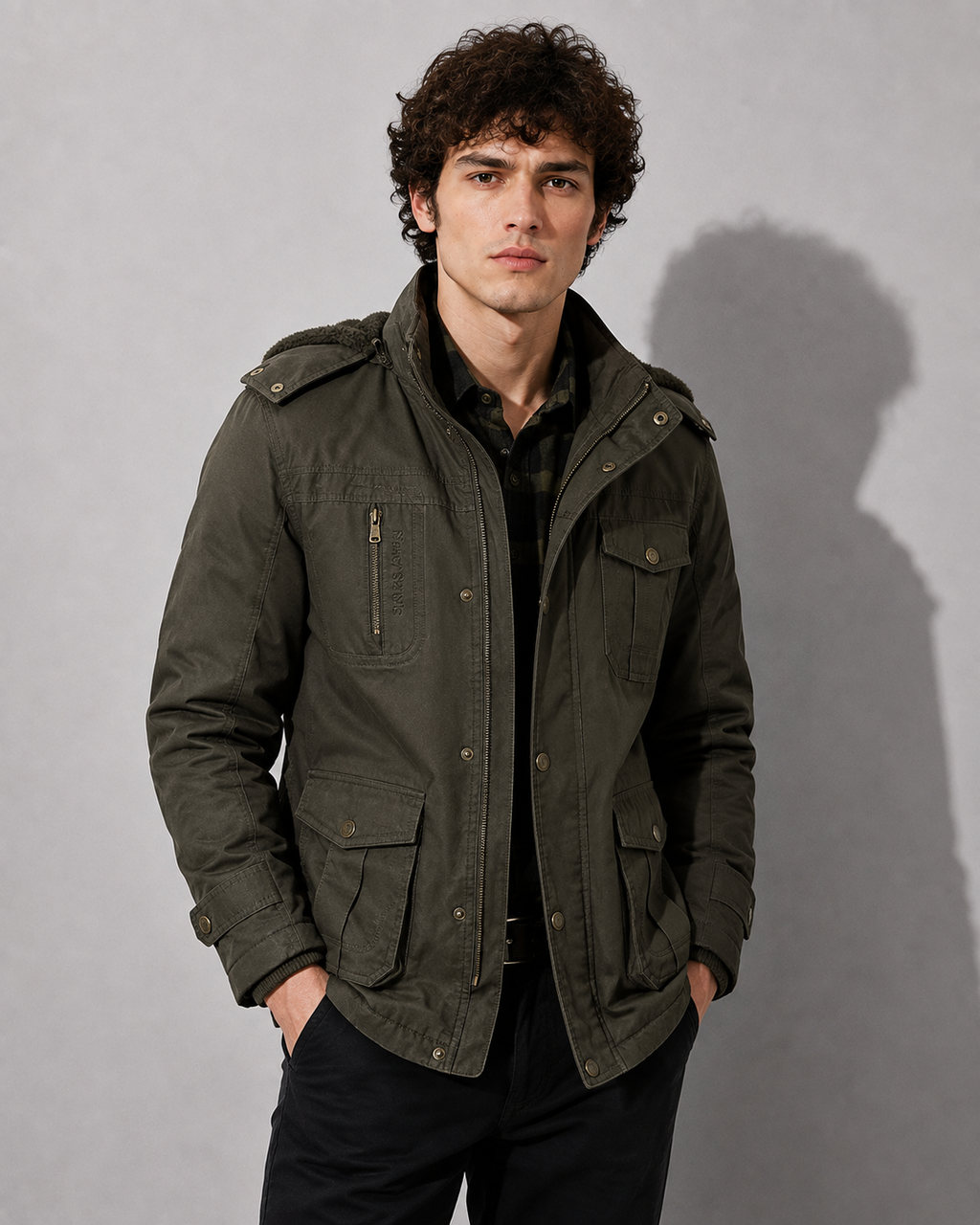 Rafenor | Elegante Gepolsterte Bomberjacke