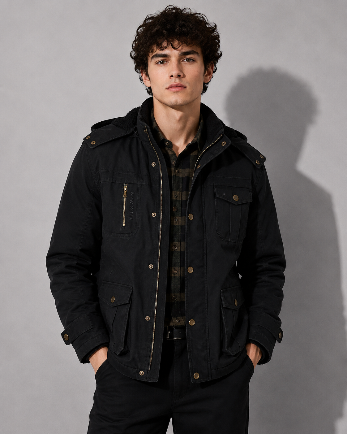 Rafenor | Elegante Gepolsterte Bomberjacke