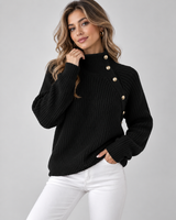 Retroblack Feinstrickpullover