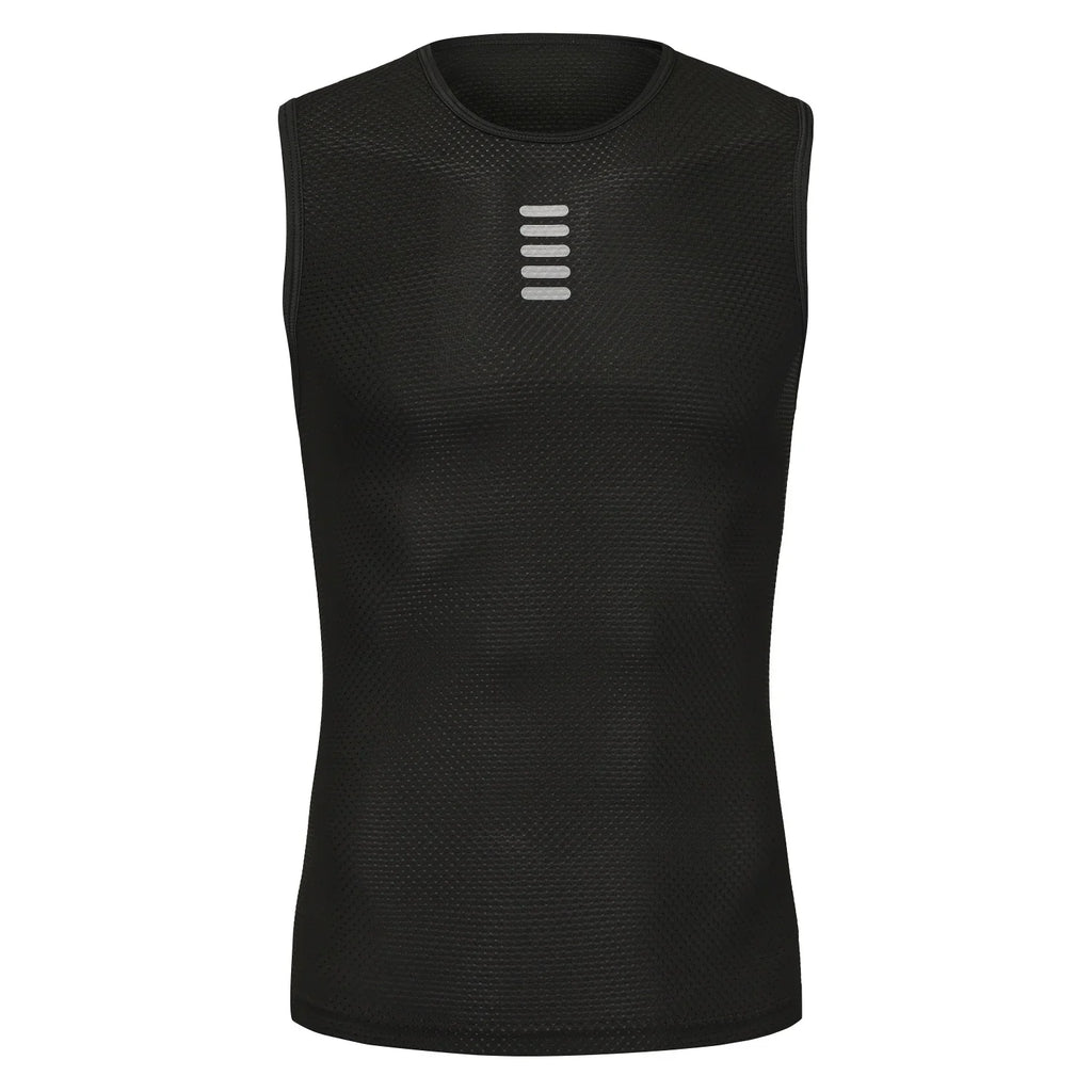 Drei | Ärmelloses Mesh-Radtrikot als Baselayer