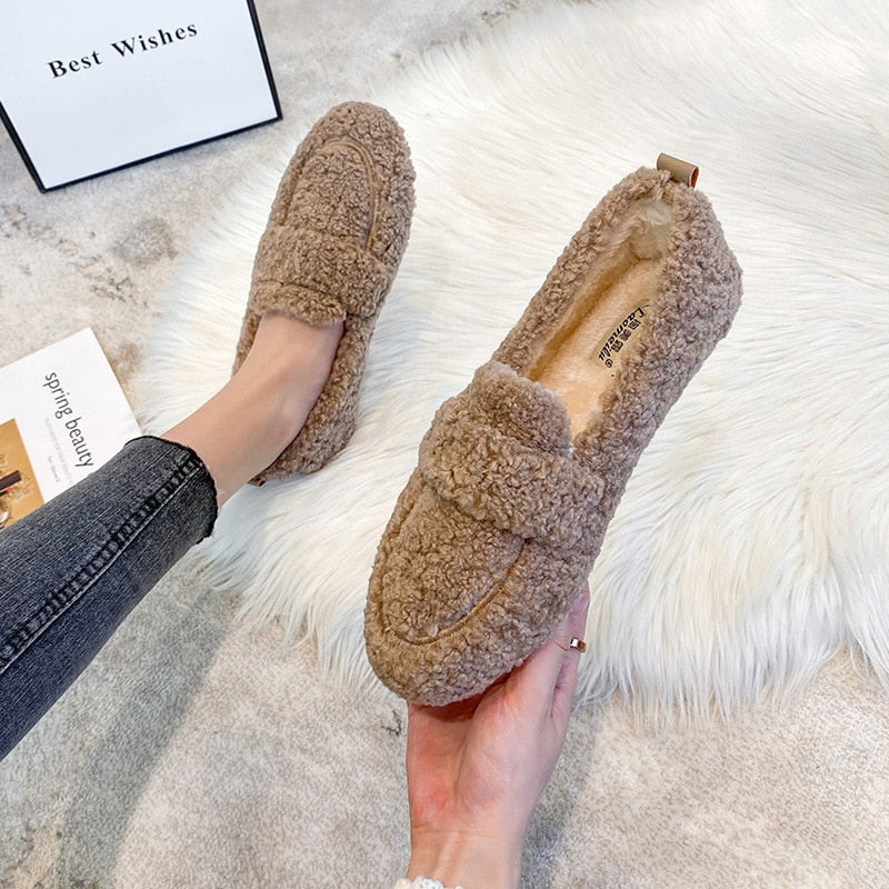 Arielle - Plüschschuhe mit rutschfester Sohle