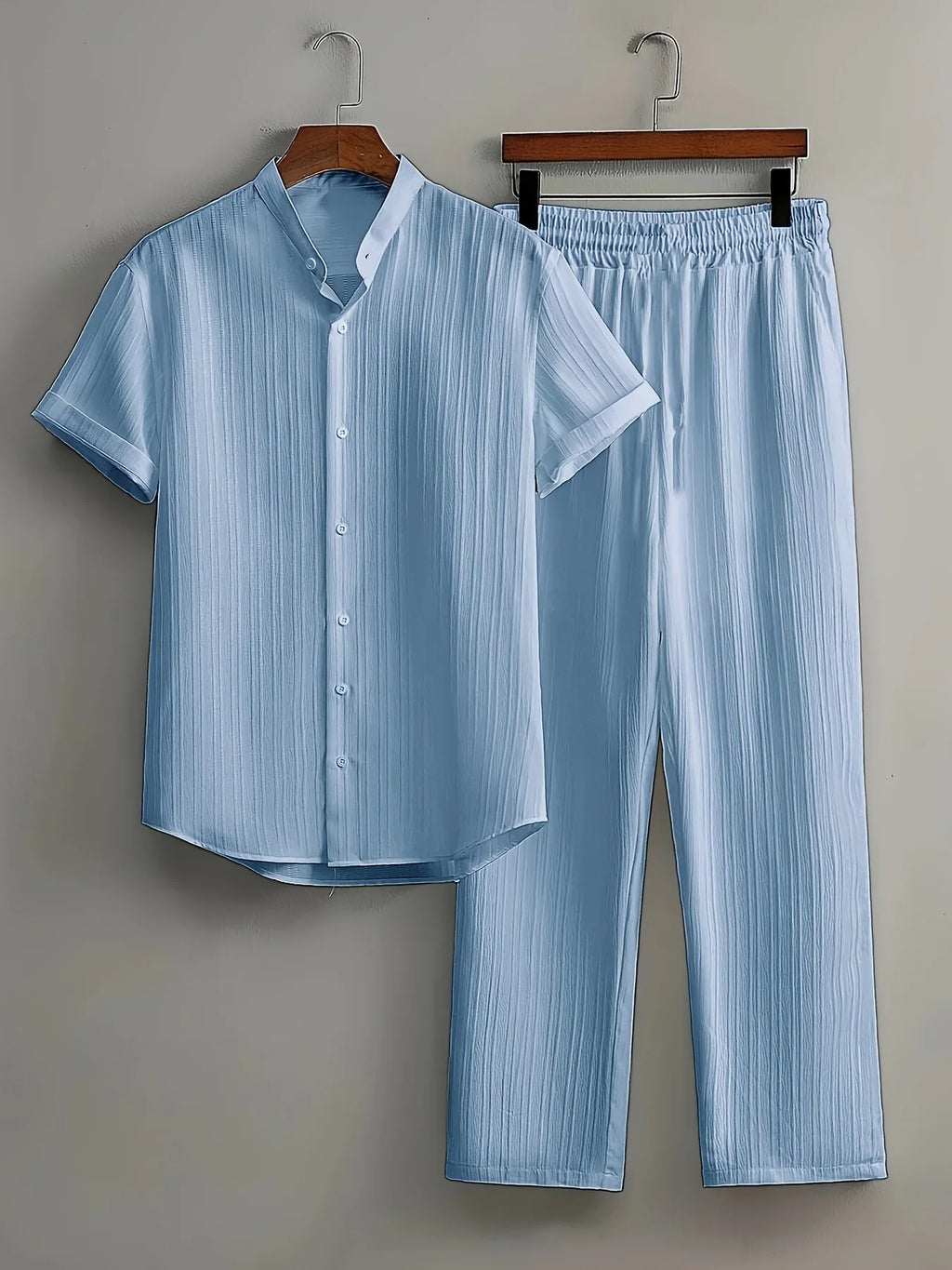Casper | Leinen Set mit Hemd und elastischer Hose