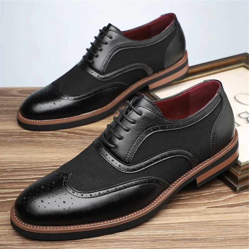 Samonn | Bairstow Zweifarbige Oxford Schuhe