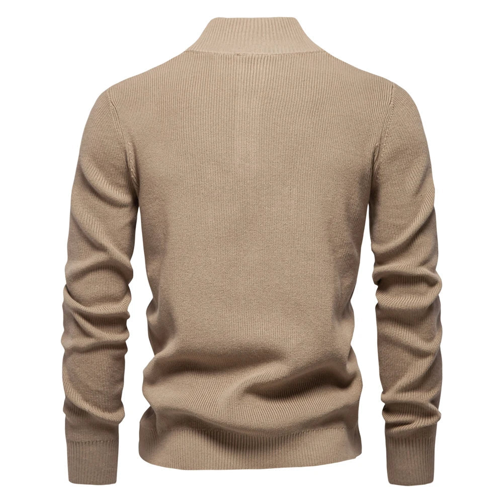 Benenas | Herrenpullover mit Knopfdesign